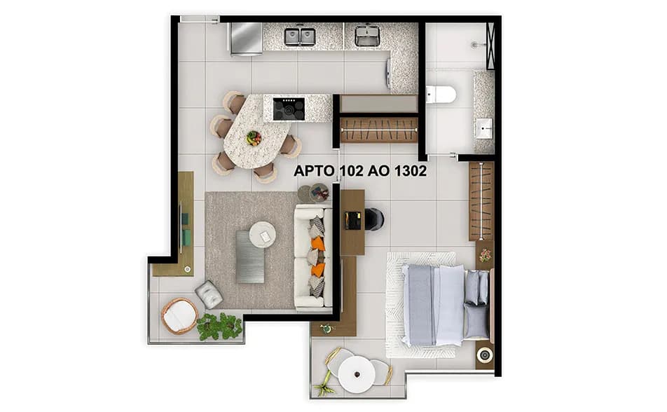 54m²