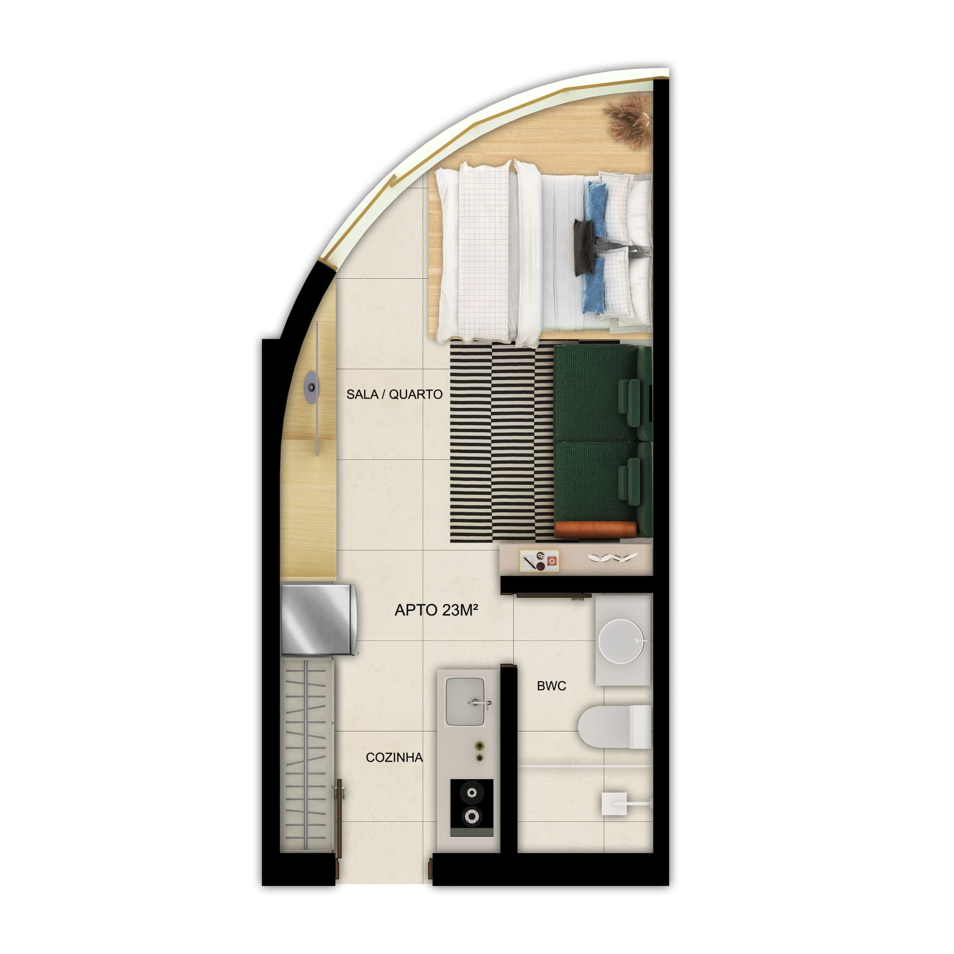 23m²