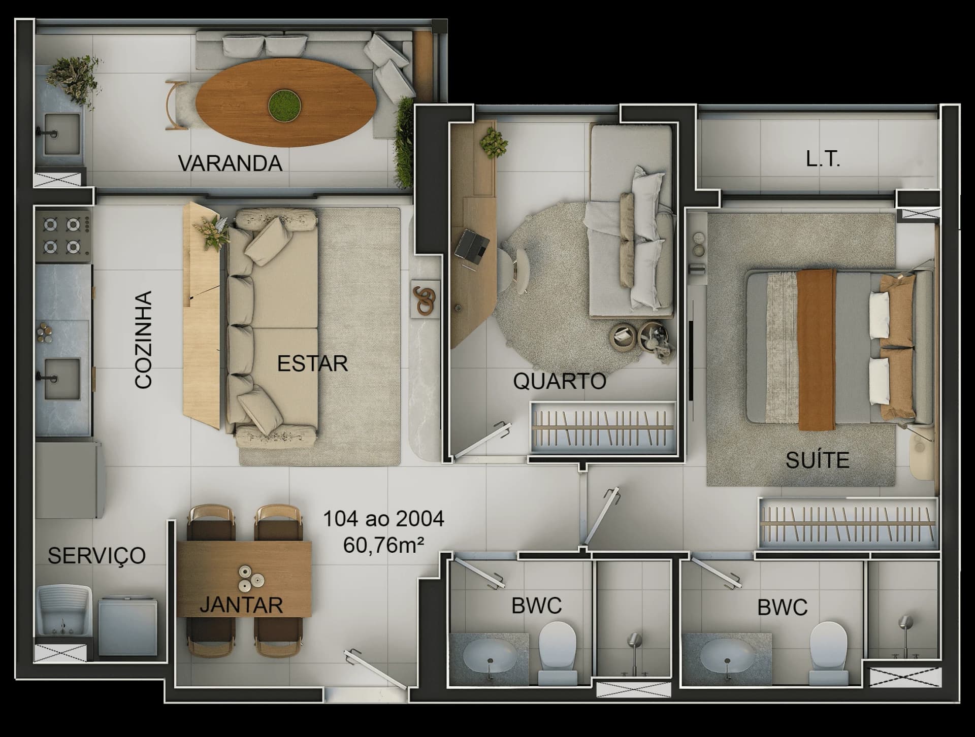 60m²