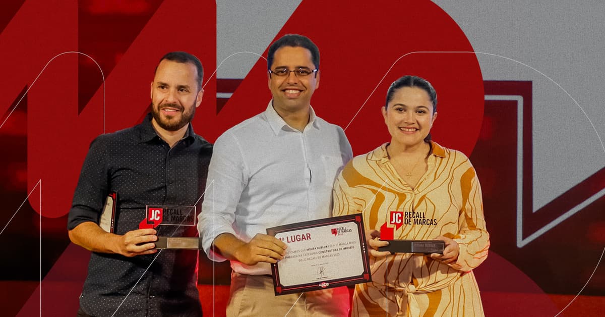 Moura Dubeux é a marca mais lembrada em Pernambuco no JC Recall de Marcas 2025