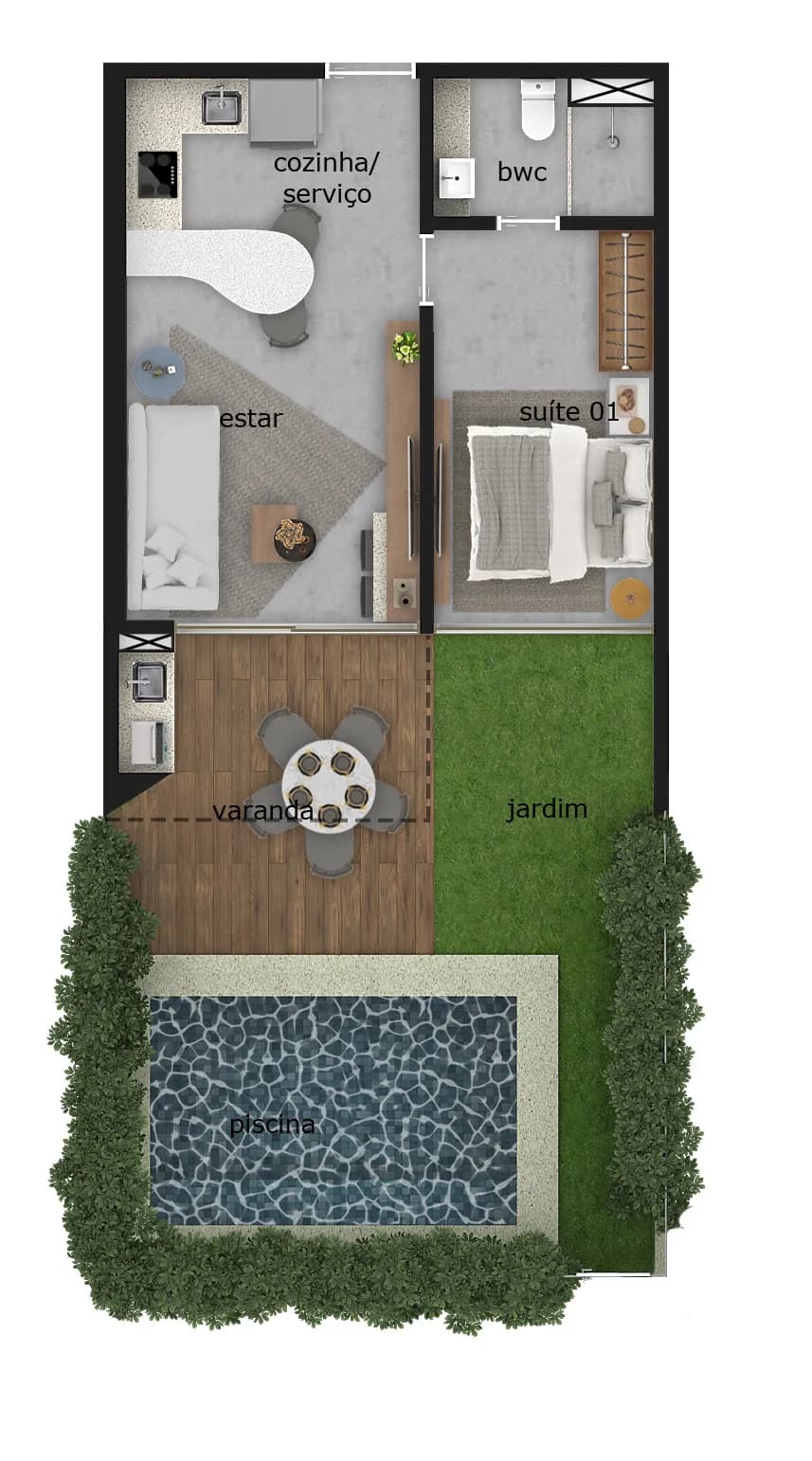 44m²