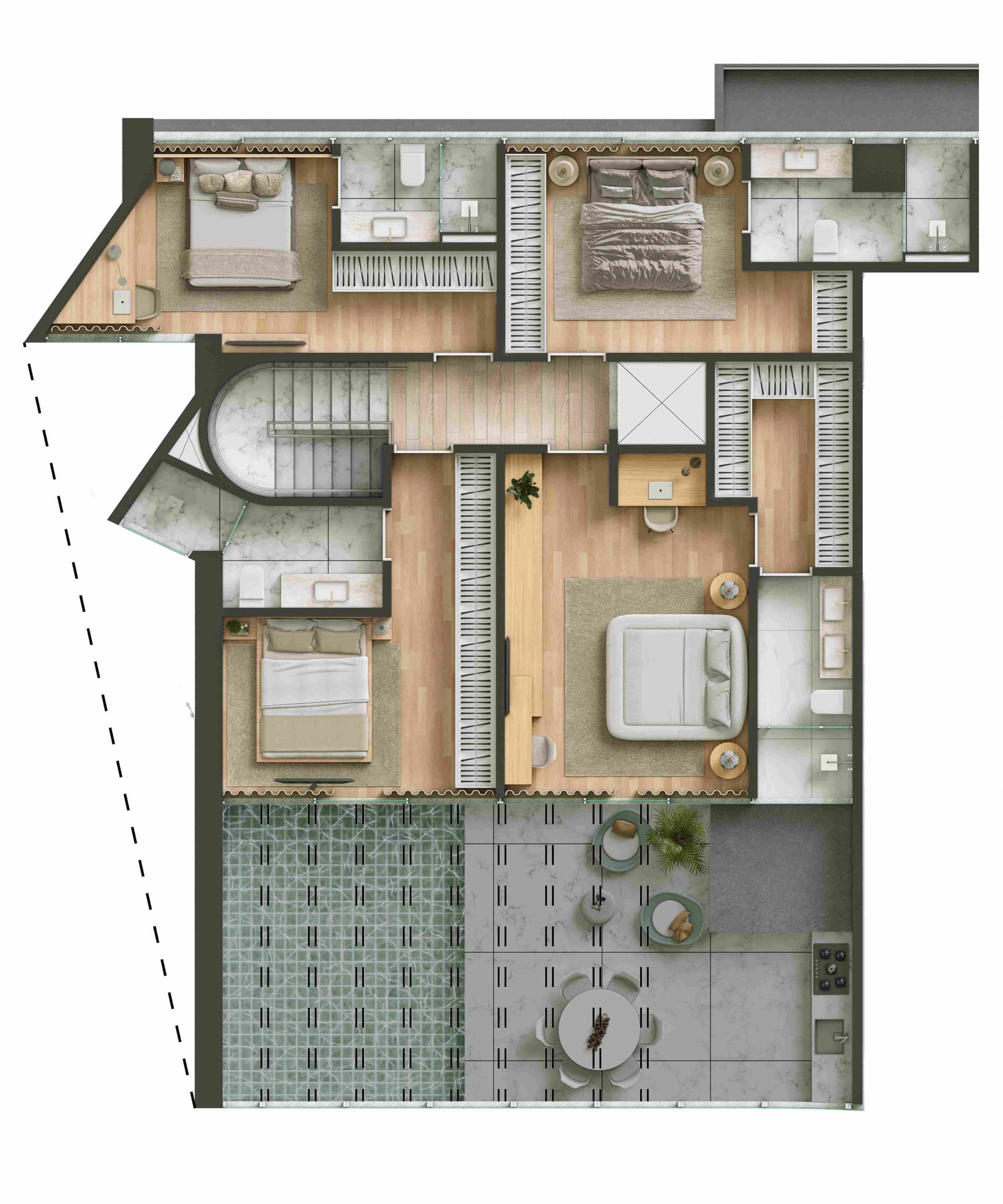 240m²