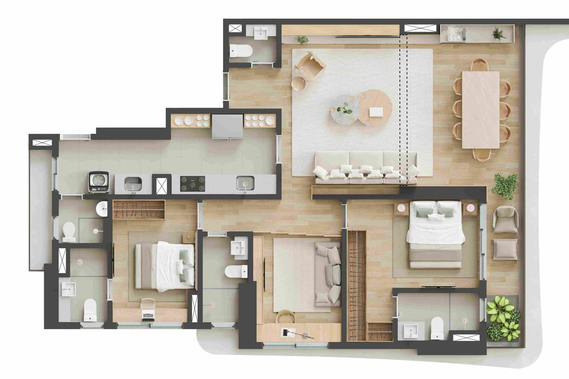 119m²