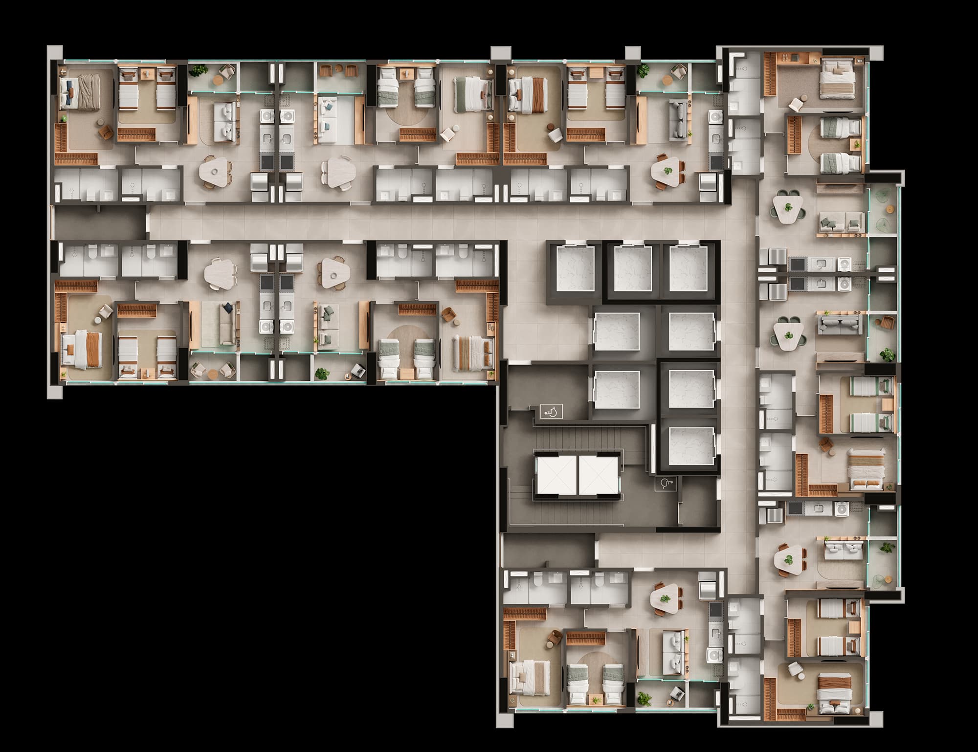 61m²