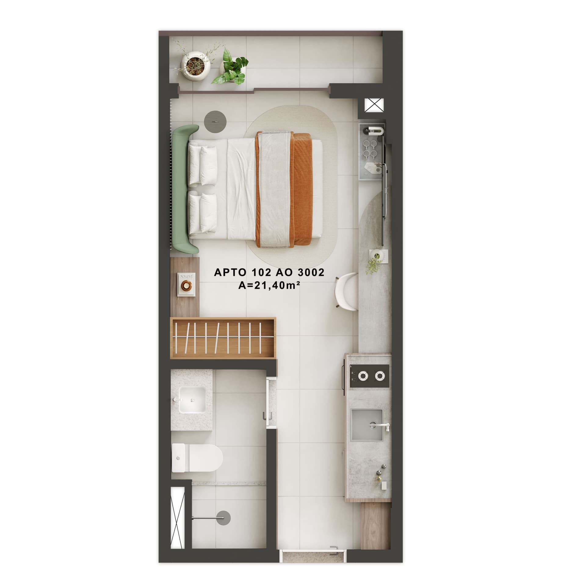 21m²