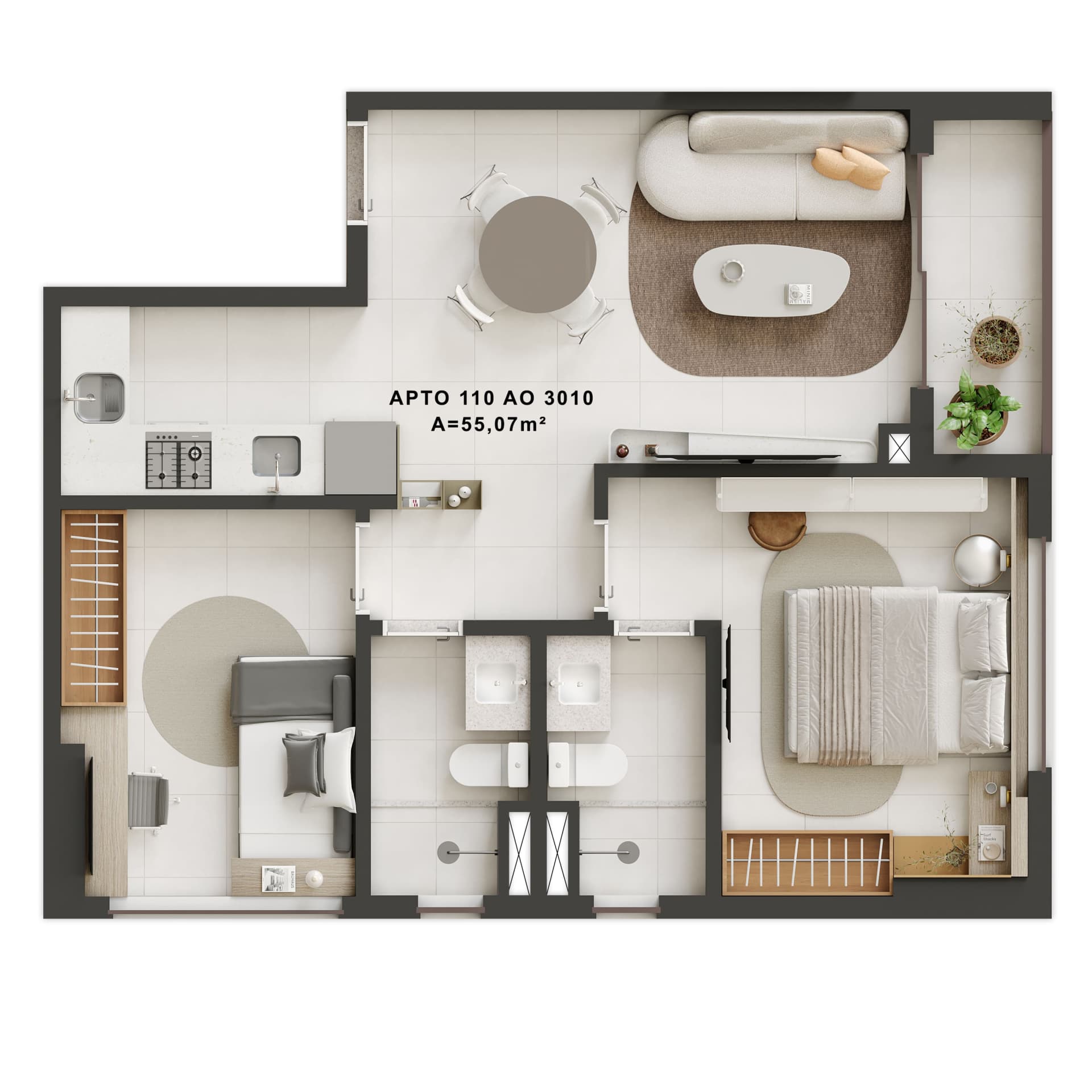 52m²