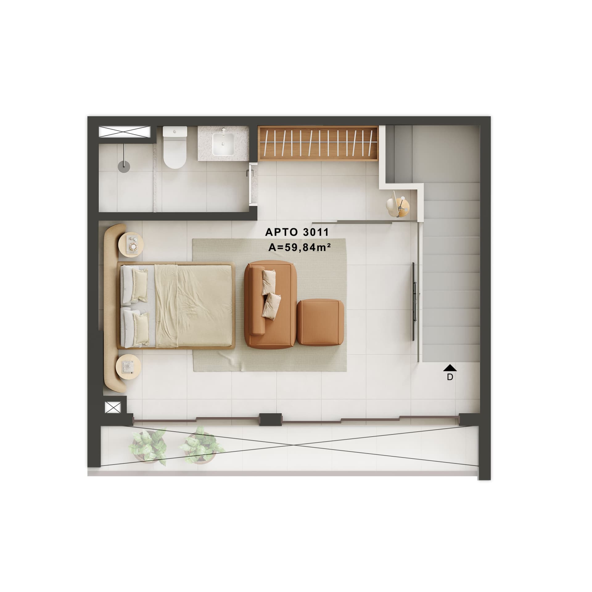 59m²