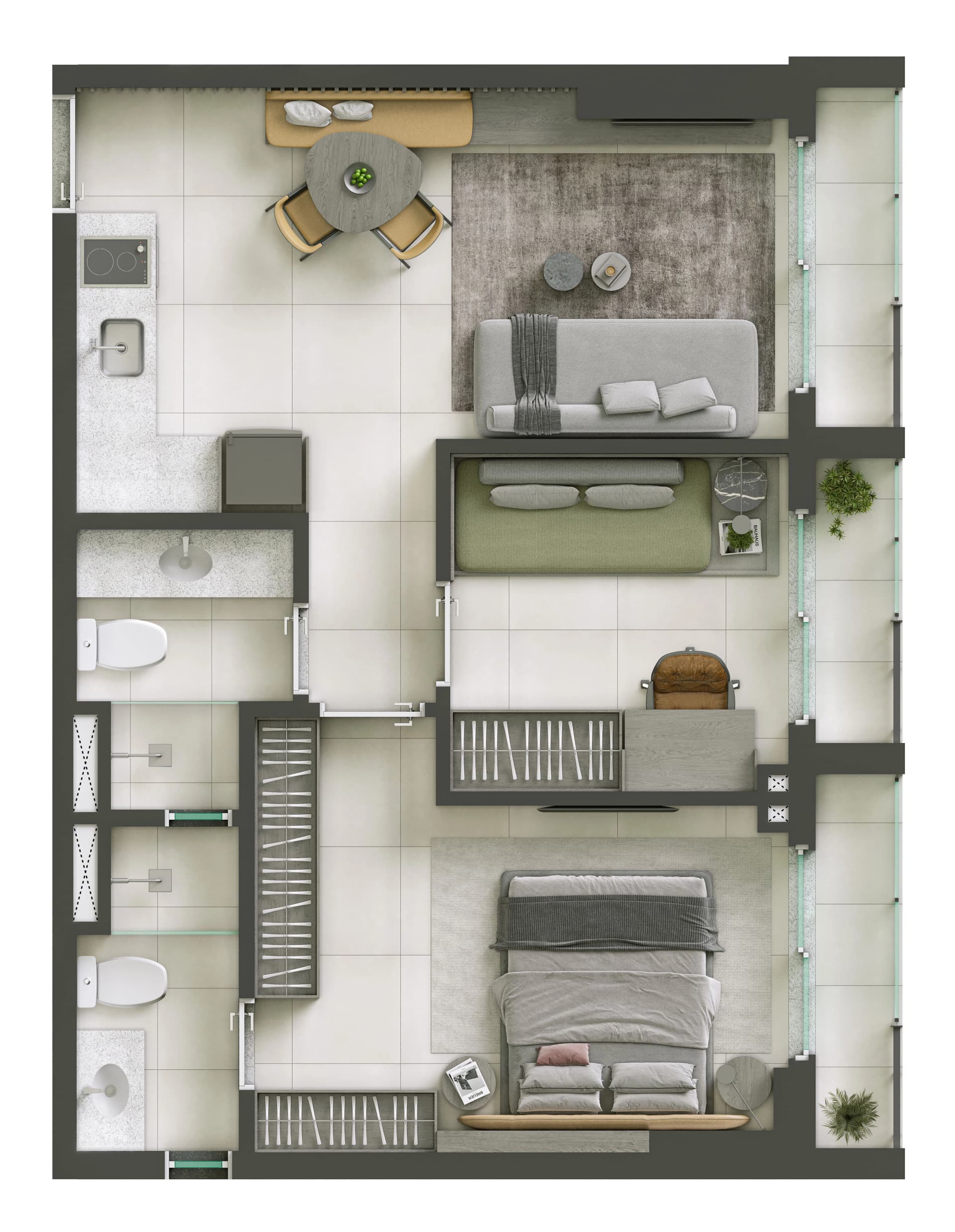49m²