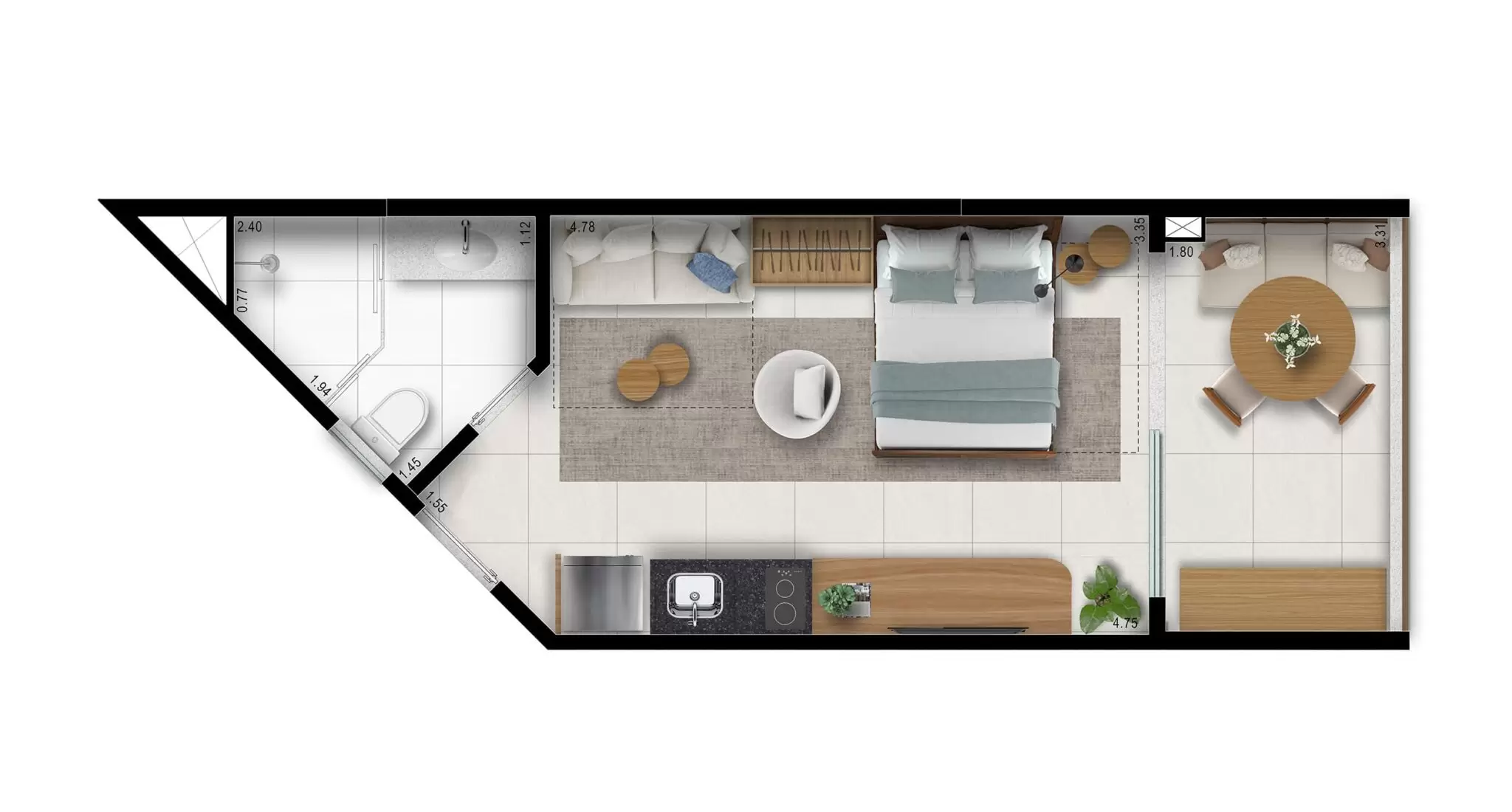 30m²
