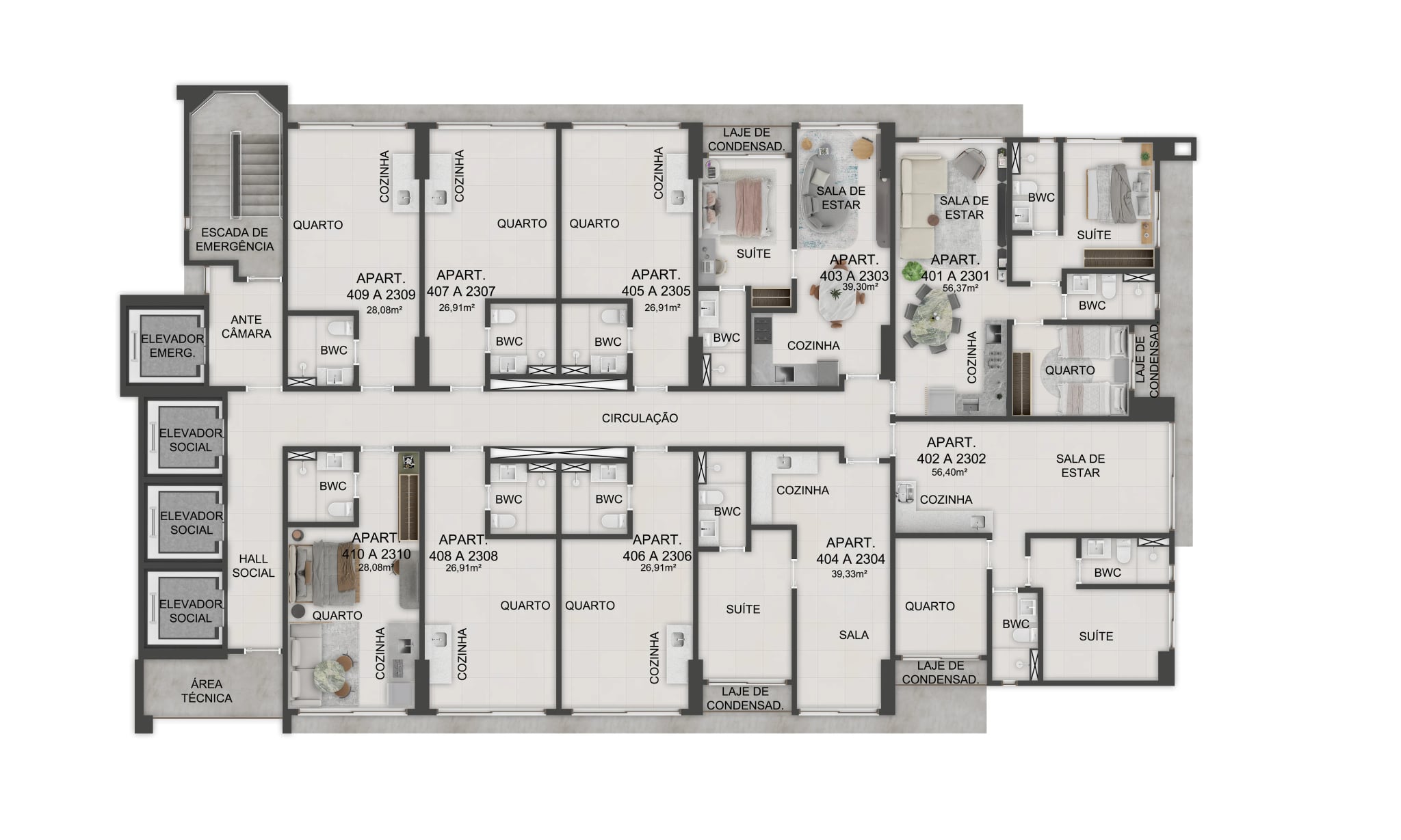 39m²