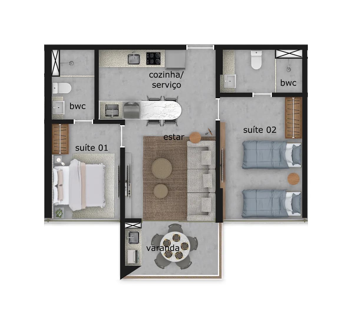 62m²
