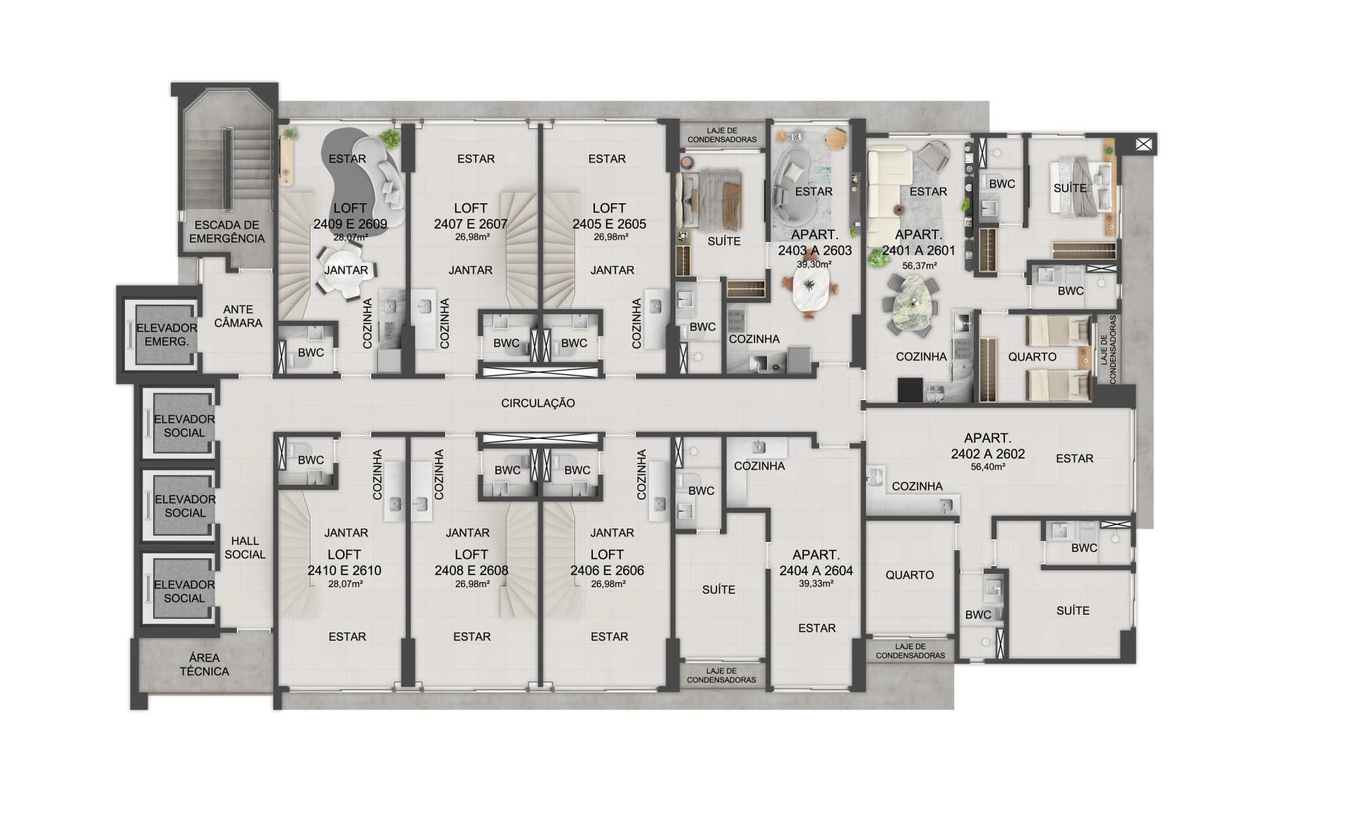 44m²