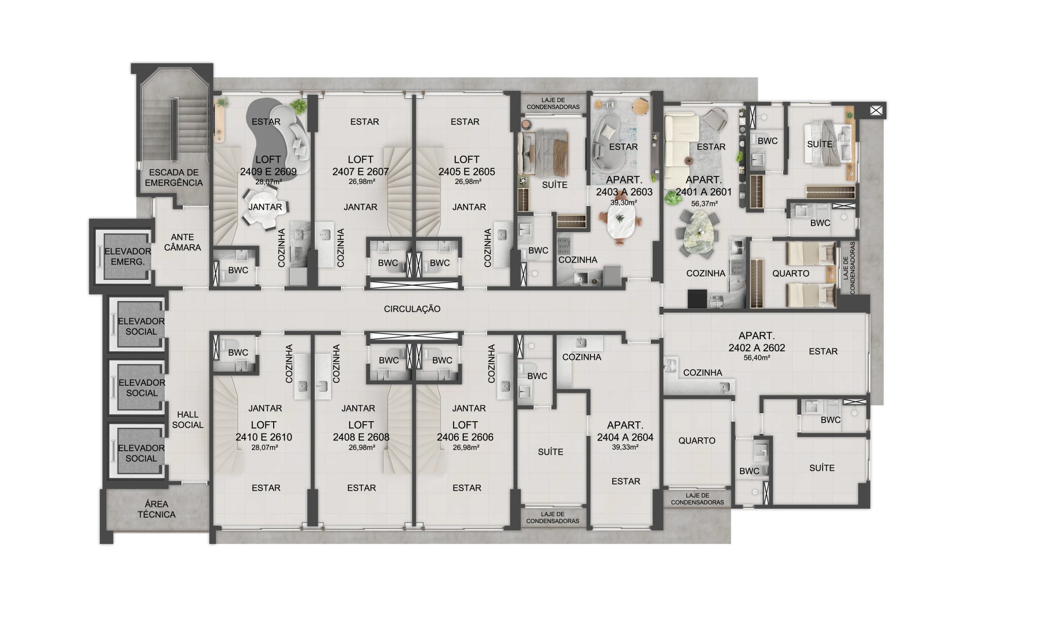 44m²