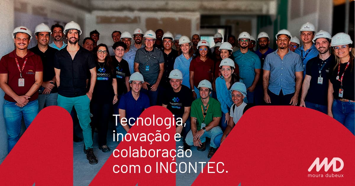 Moura Dubeux recebe visita técnica do INCONTEC na obra do Edifício Líbano, em Recife