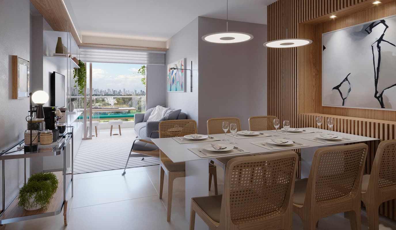 Parque das Palmeiras: tour virtual do apartamento pronto para morar em Recife