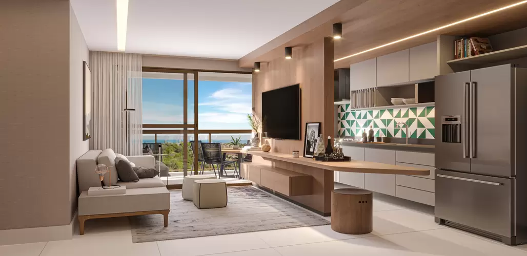 Ambientes integrados | Vantagens e como dividir para otimizar os espaços